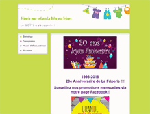 Tablet Screenshot of friperiepourenfants.com